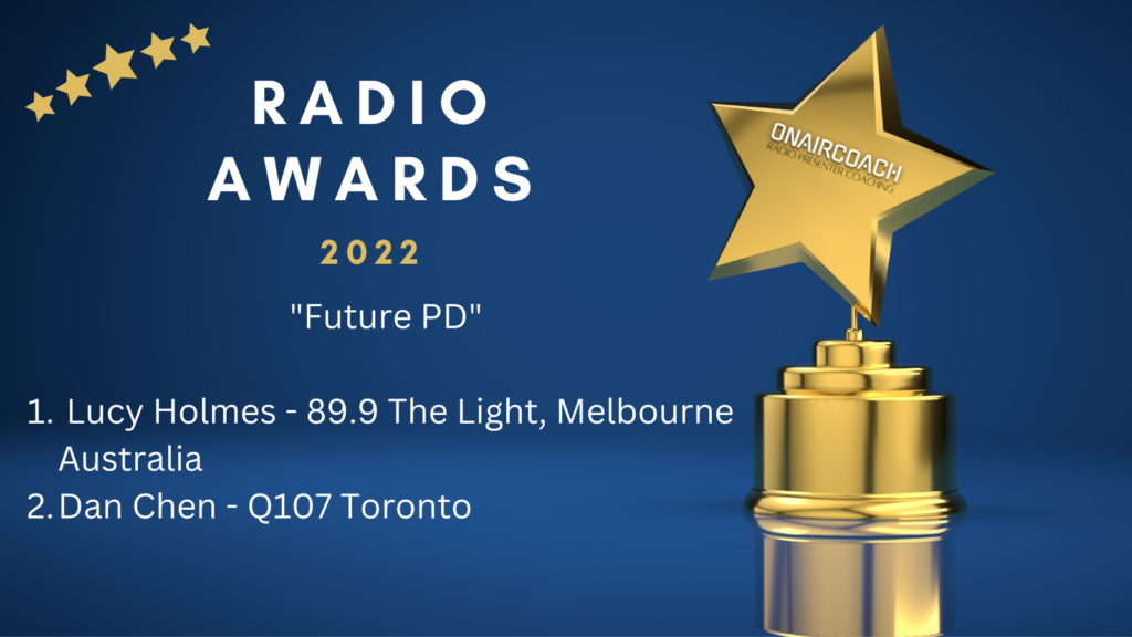 radio-awards Future radio pd programme director lucy holmes melbourne lucyholmes dan chen q107 toronto danchen