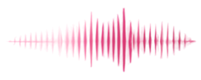 Pink soundwave